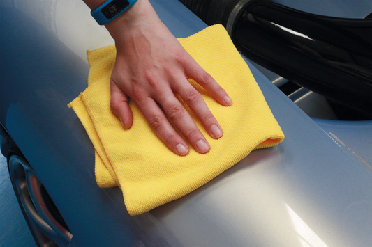 Microfibre Yellow Cloths in Dispenser Box 20pc