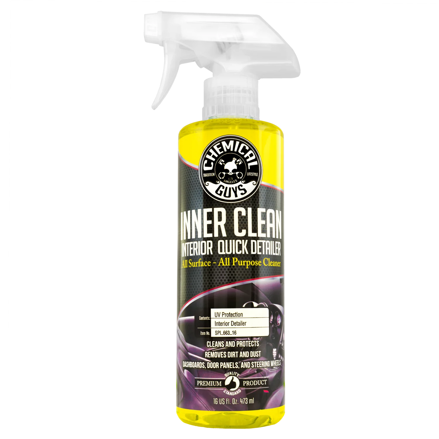 Chemical Guys InnerClean Interior Quick Detailer & Protectant 473ml ( 16oz )