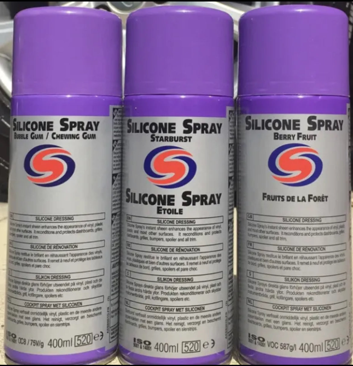 AUTOSMART SILICONE SPRAY - BUBBLEGUM - 400ML