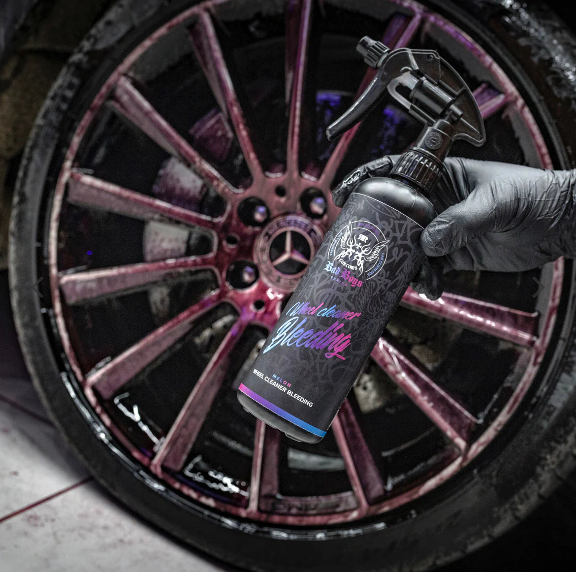 BAD BOYS WHEEL CLEANER BLEEDING 1L