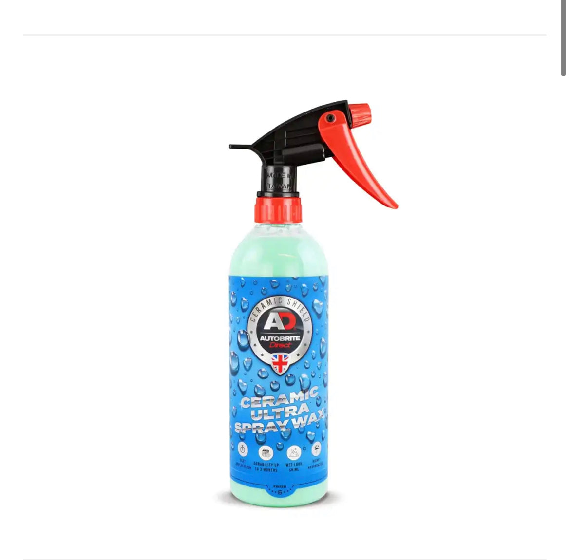 CERAMIC SHIELD ULTRA SPRAY WAX 500ML