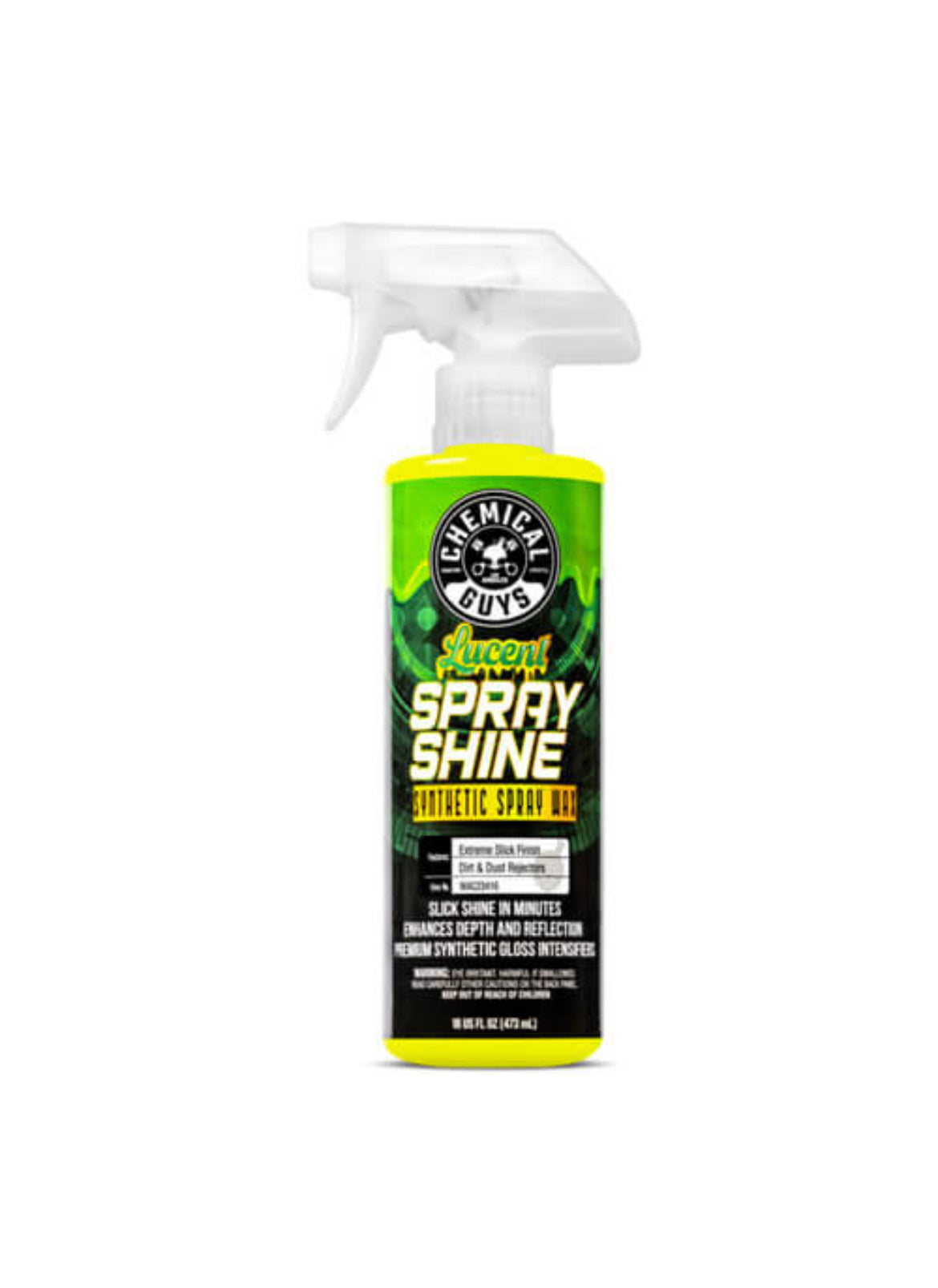 CHEMICAL GUYS LUCENT SPRAY SHINE SYNTHETIC SPRAY WAX 473ML